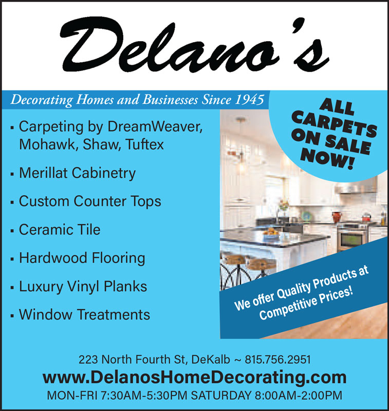 Delano's Home Decorating Ad